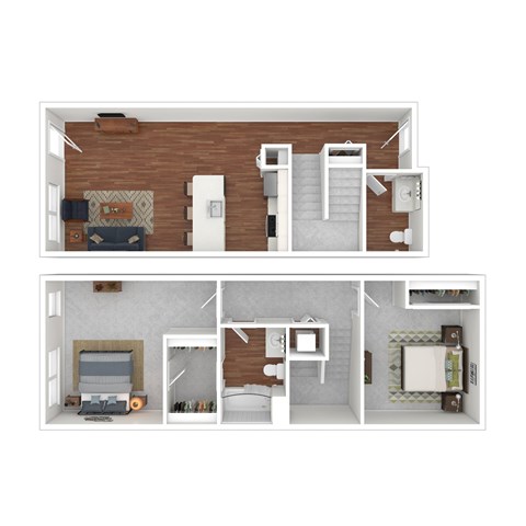 Peloton apartments floor plan